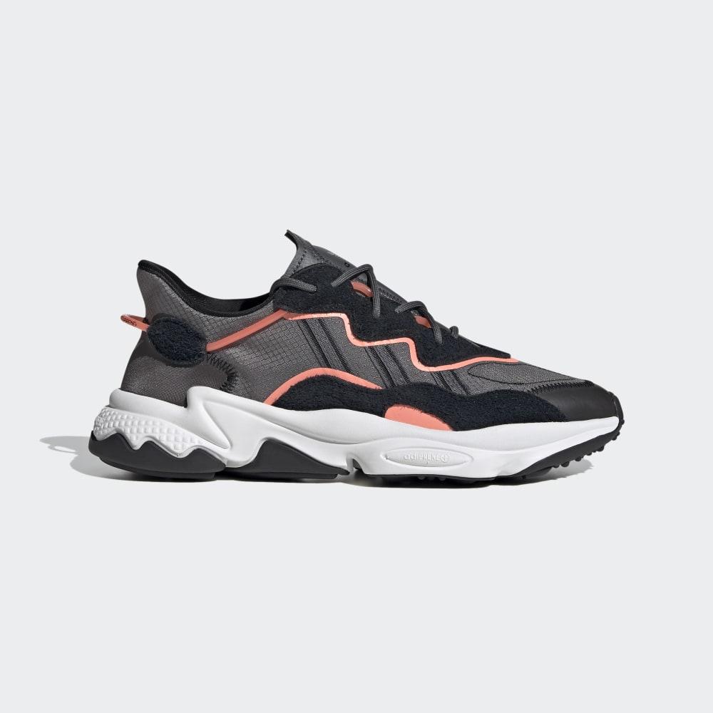 Adidas OZWEEGO Hrvatska - Muške Originals - Crne/Sive/Koraljne (CGWRXH870)
